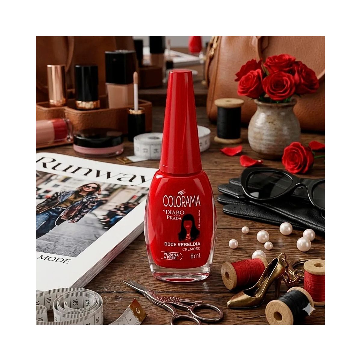 ESMALTE O DIABO VESTE PRADA DOCE REBELDIA COLORAMA 8ML