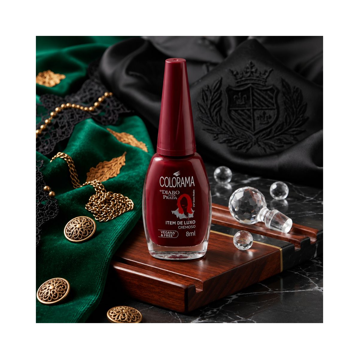 ESMALTE O DIABO VESTE PRADA ITEM DE LUXO COLORAMA 8ML