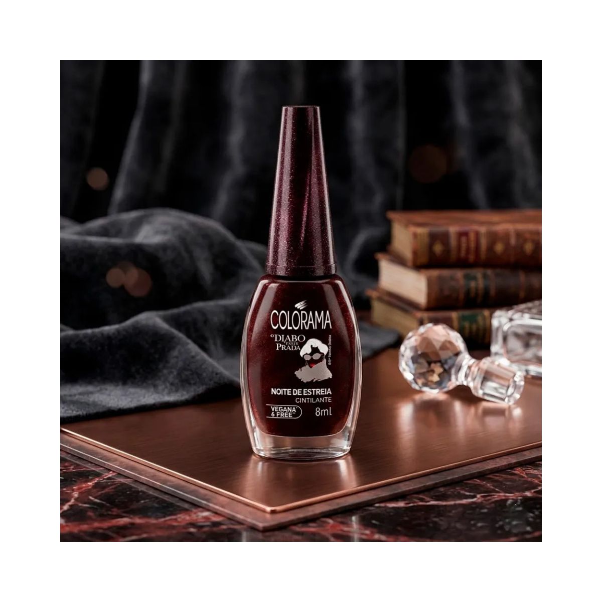 ESMALTE O DIABO VESTE PRADA NOITE DE ESTREIA COLORAMA 8ML