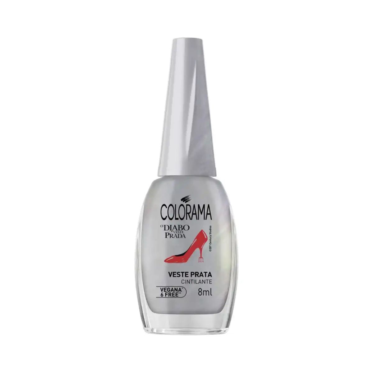 ESMALTE O DIABO VESTE PRADA VESTE PRATA COLORAMA 8ML