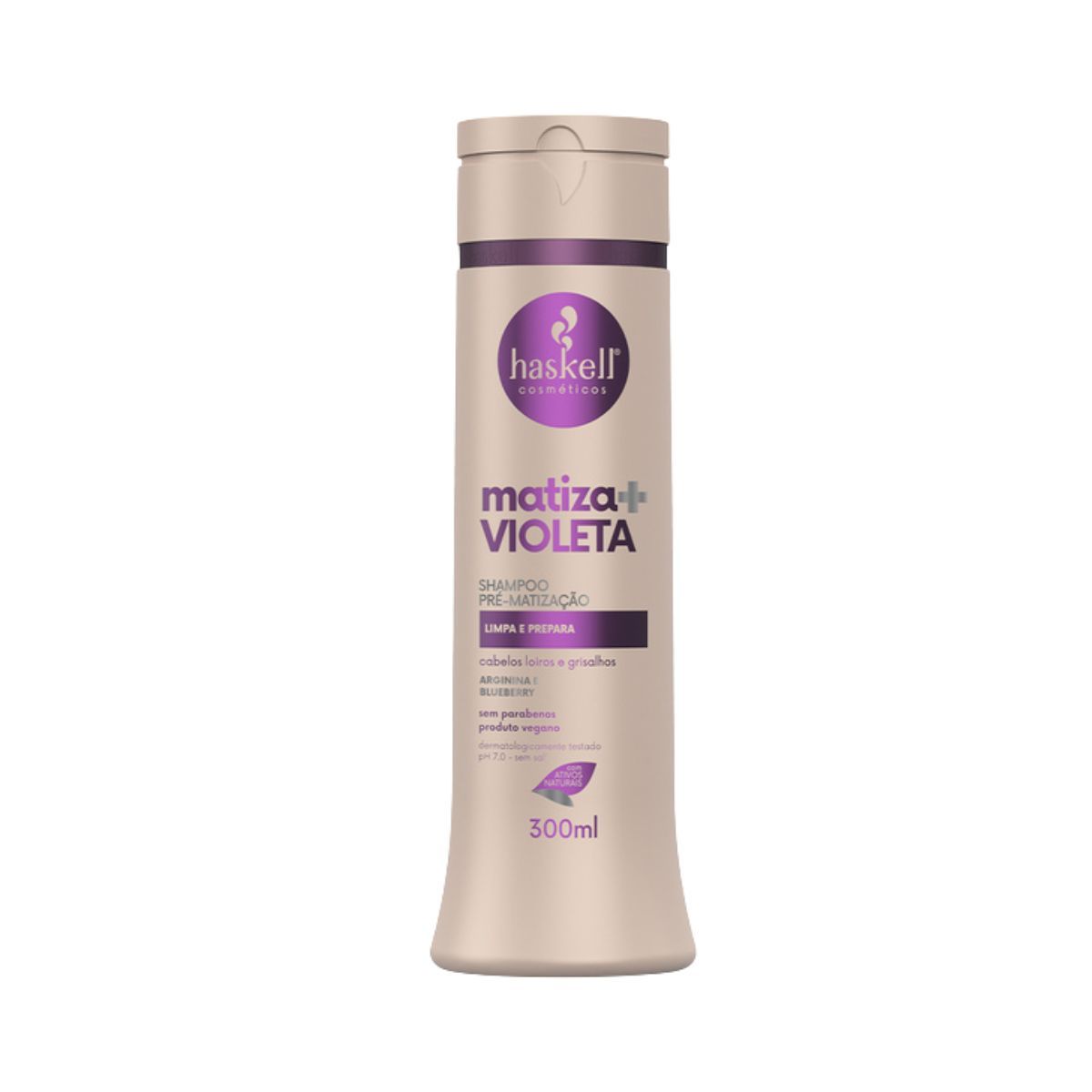 SHAMPOO MATIZA MAIS VIOLETA HASKELL 300ML COM ÓLEO BELLA FEMME 7ML