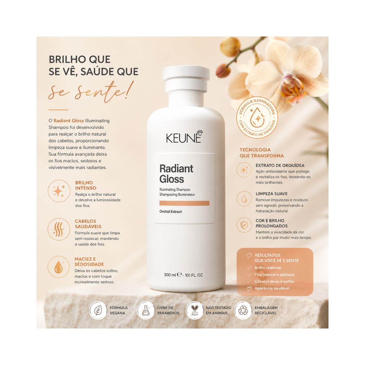SHAMPOO RADIANT GLOSS KEUNE 300ML