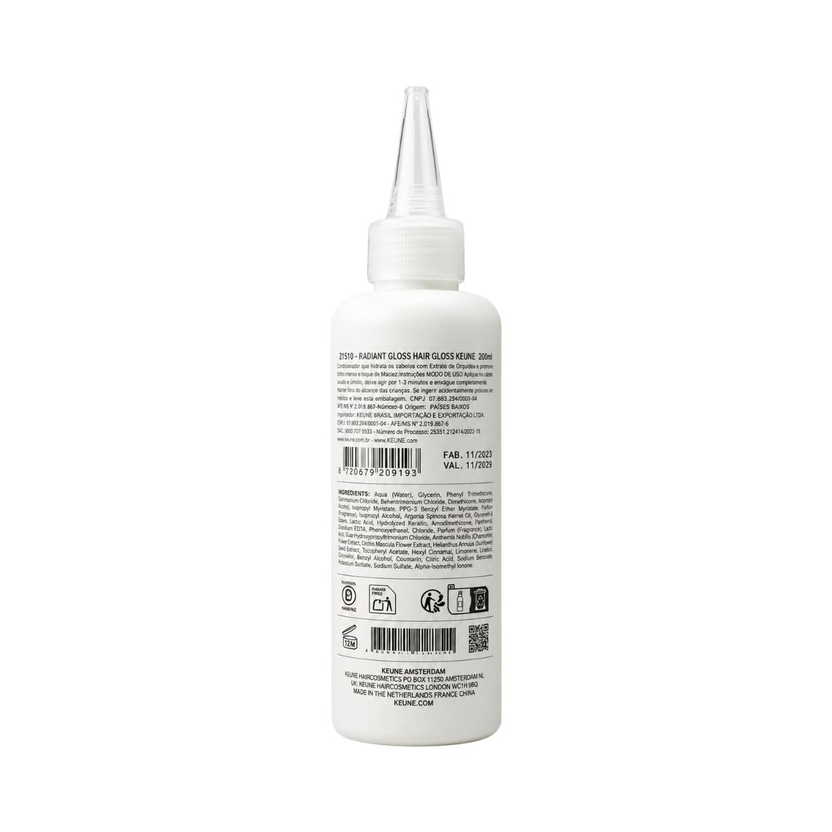 ACIDIFICANTE RADIANT GLOSS KEUNE 200ML