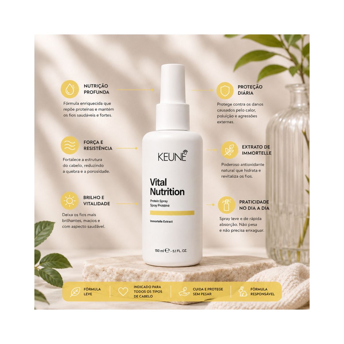 SPRAY LEAVE-IN VITAL NUTRITION KEUNE 150ML