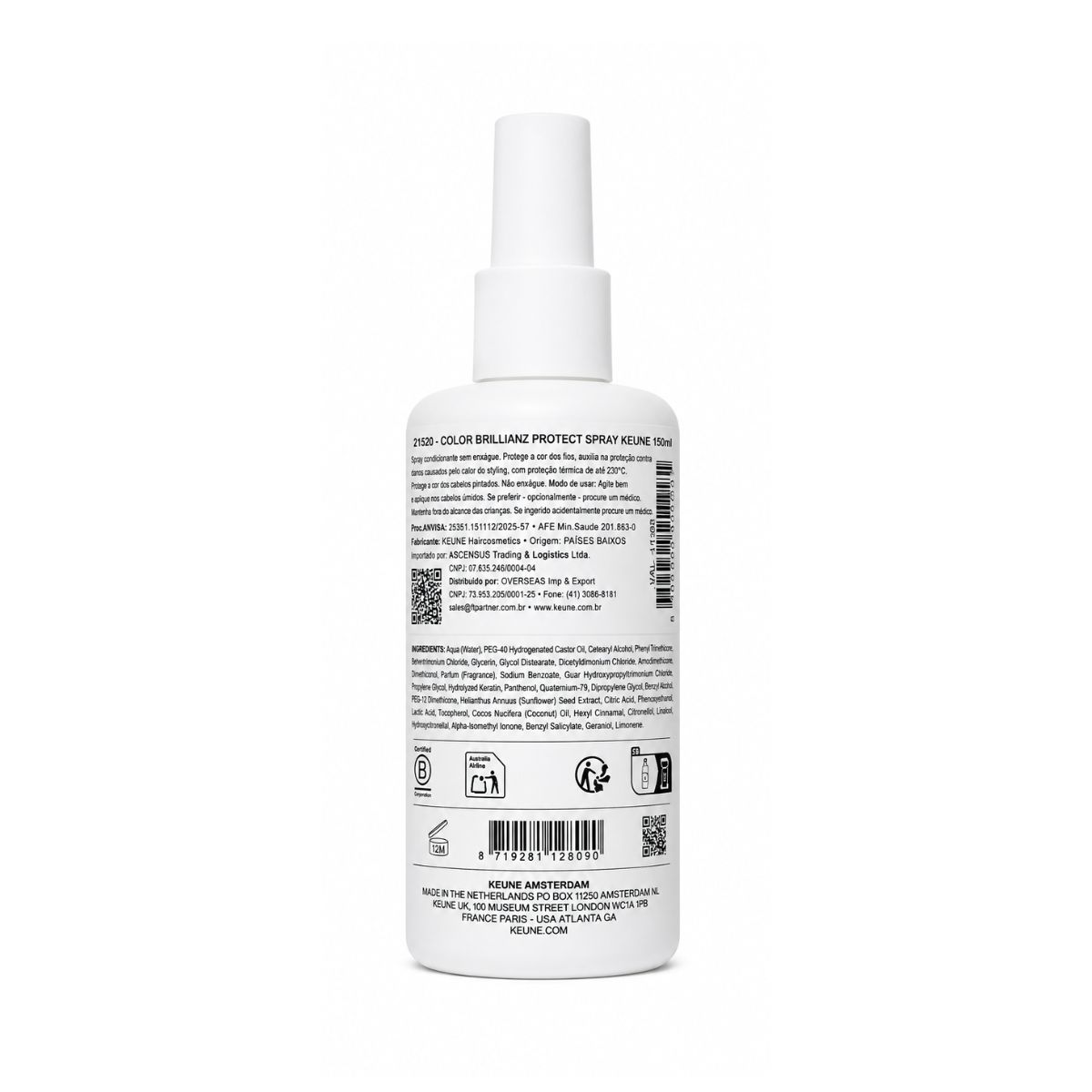 SPRAY LEAVE-IN COLOR BRILLIANZ KEUNE 150ML