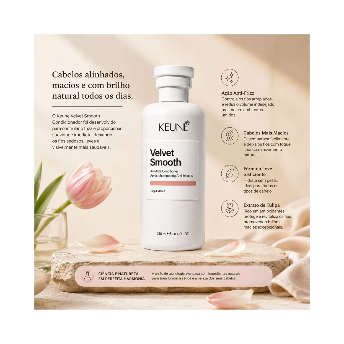 CONDICIONADOR VELVET SMOOTH KEUNE 250ML