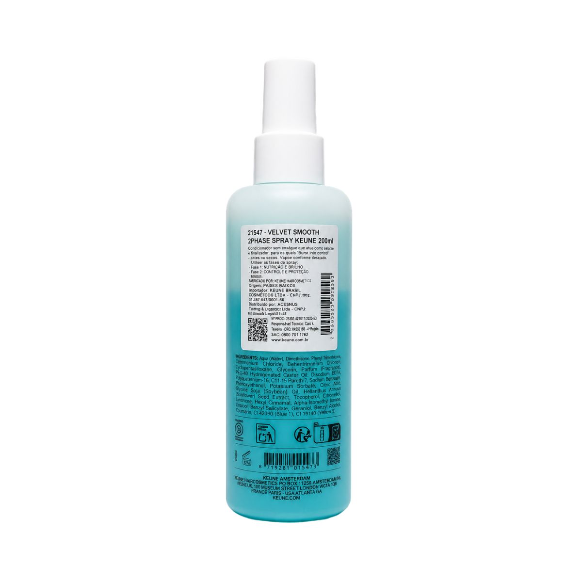 SPRAY VELVET SMOOTH 2PHASE KEUNE 200ML