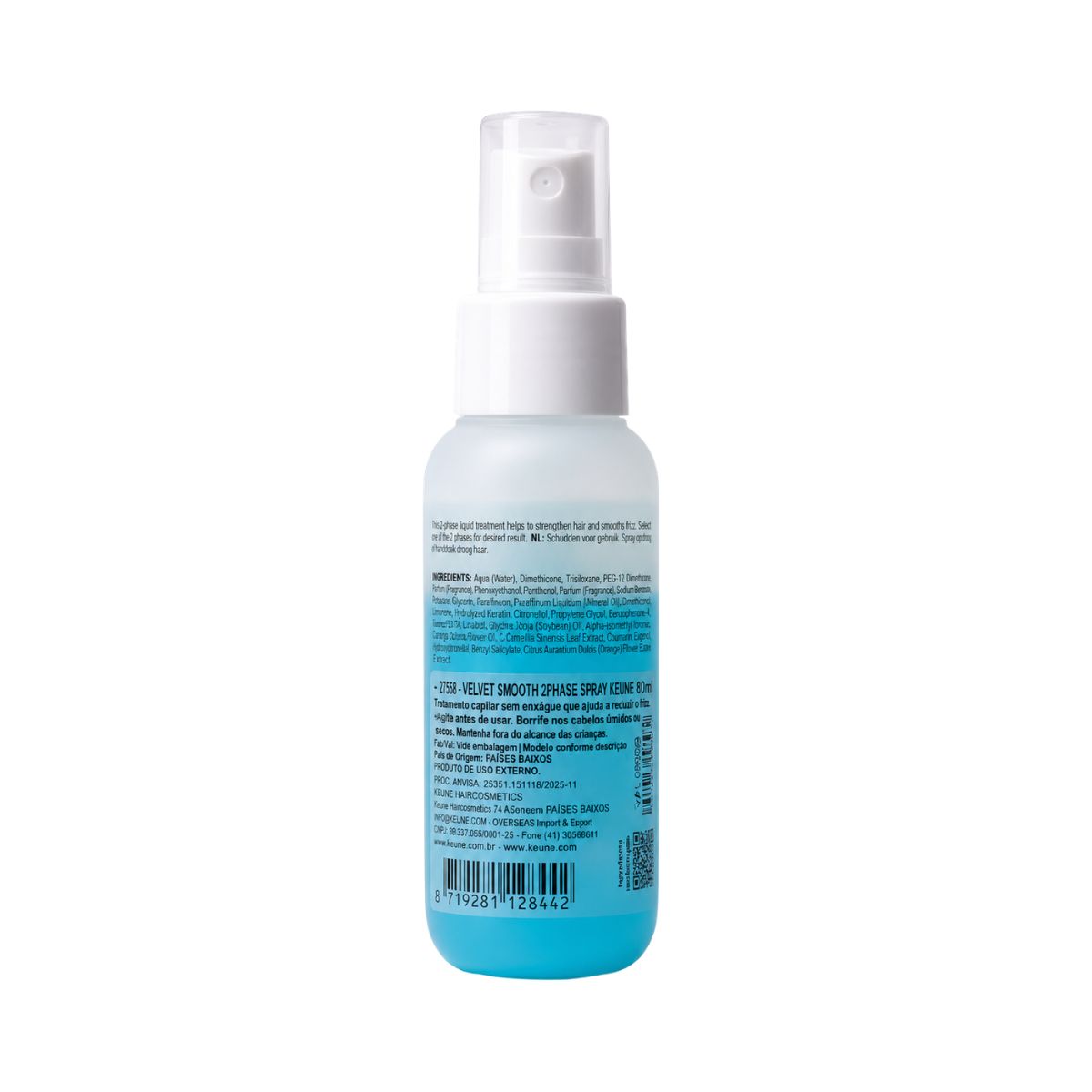 SPRAY VELVET SMOOTH 2PHASE KEUNE 80ML