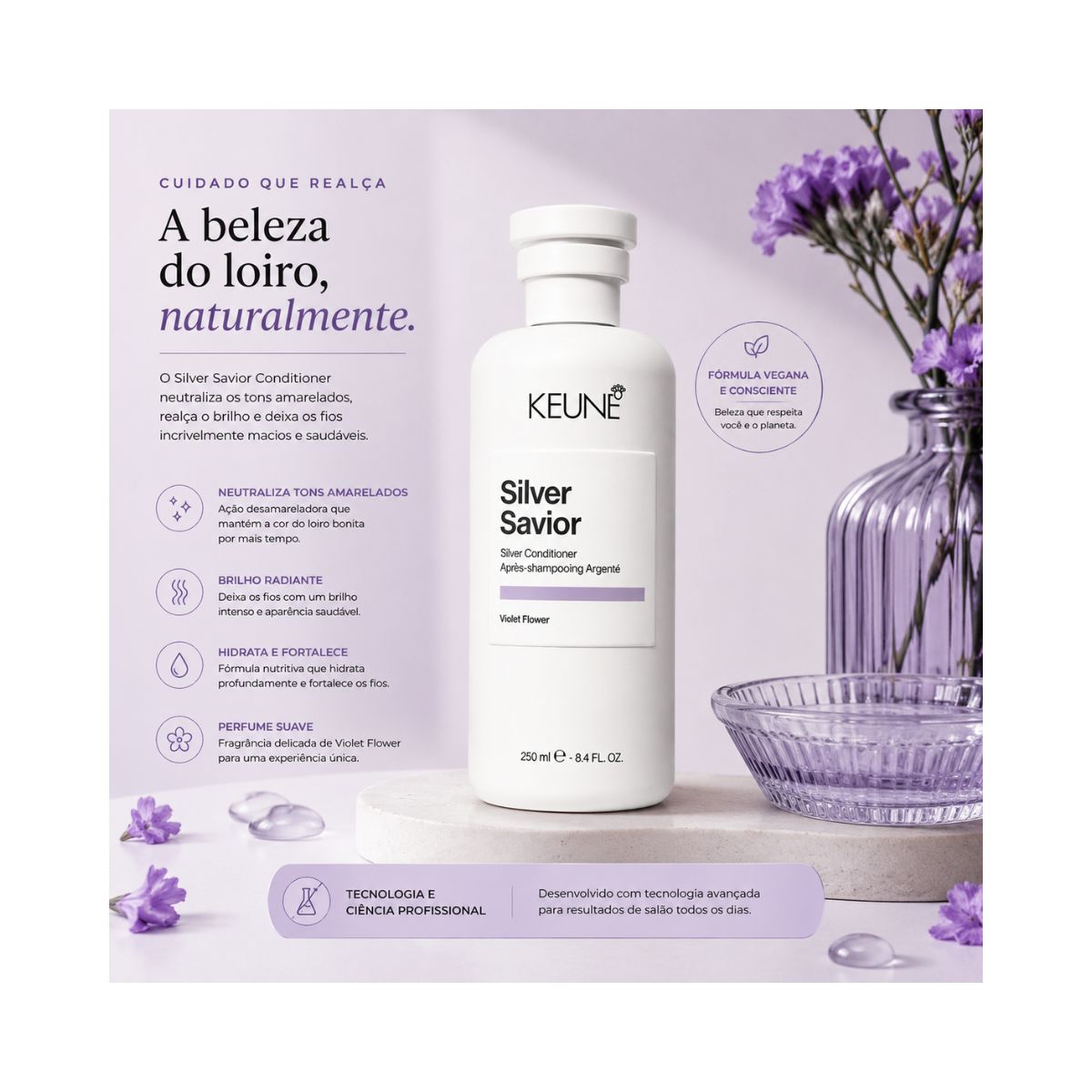 CONDICIONADOR SILVER SAVIOR KEUNE 250ML