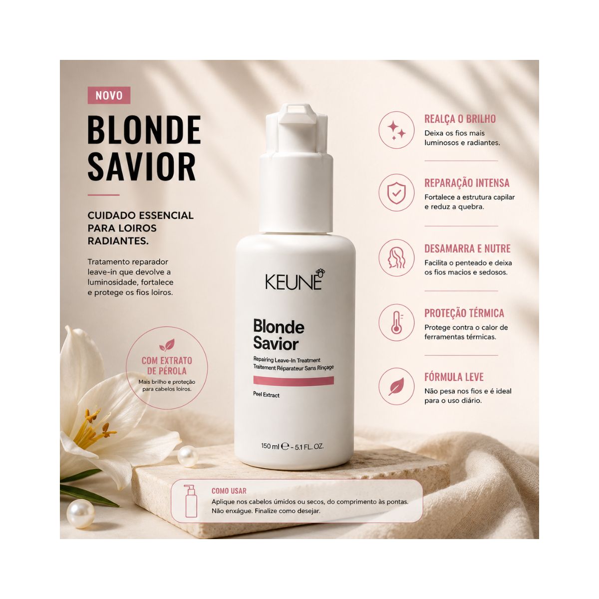 LEAVE-IN BLONDE SAVIOR KEUNE 150ML
