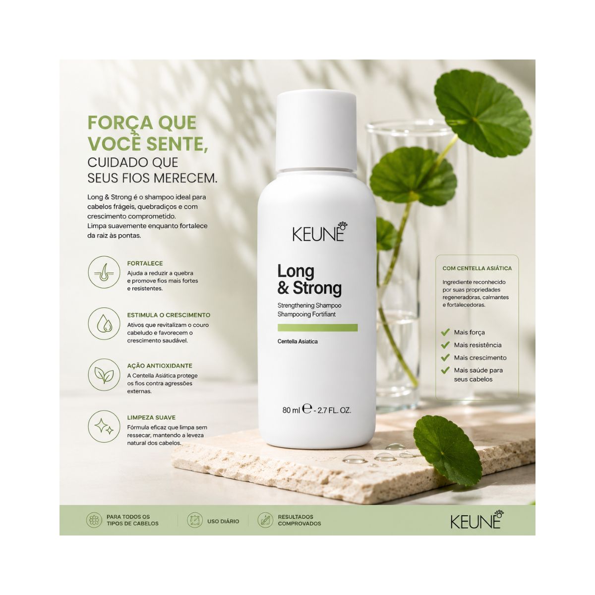 SHAMPOO LONG & STRONG KEUNE 80ML
