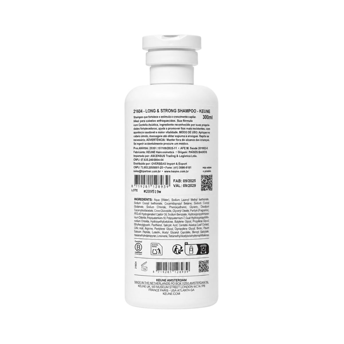 SHAMPOO LONG & STRONG KEUNE 300ML