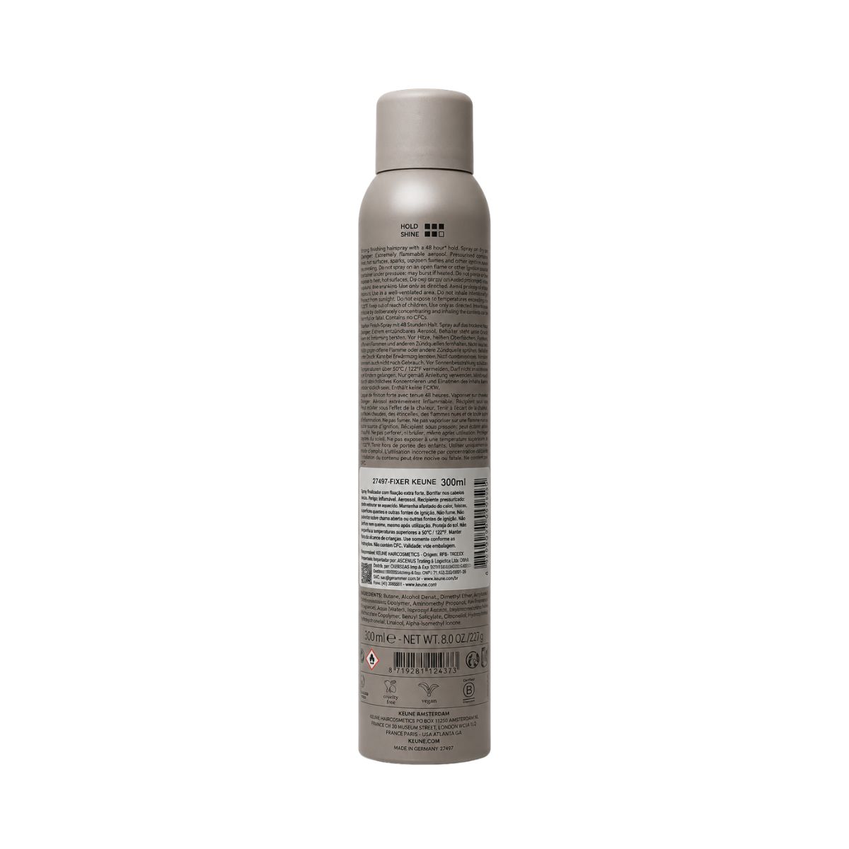 SPRAY DE FIXAÇÃO EXTRA FORTE FIXER KEUNE 300ML