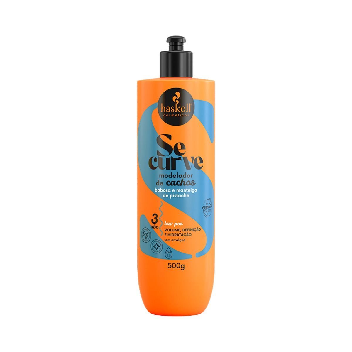 MODELADOR DE CACHOS SE CURVE HASKELL 500ML COM ÓLEO BELLA FEMME 7ML