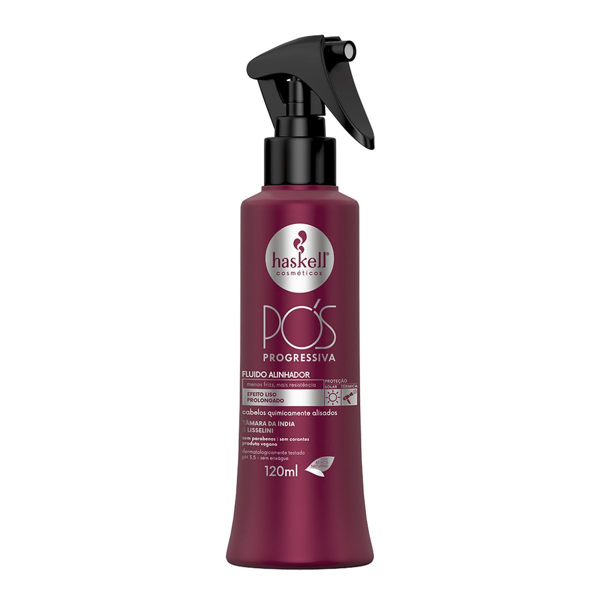 FLUÍDO CAPILAR PÓS PROGRESSIVA HASKELL 120ML COM ÓLEO BELLA FEMME 7ML