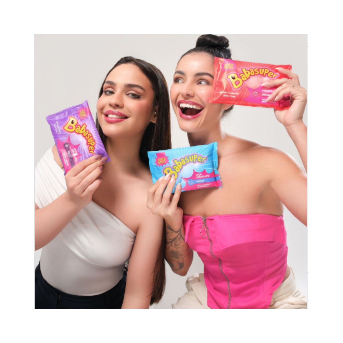 LENÇO DEMAQUILANTE BABASUPER TUTTI FRUTTI SUPER PODERES COM 25 UNIDADES