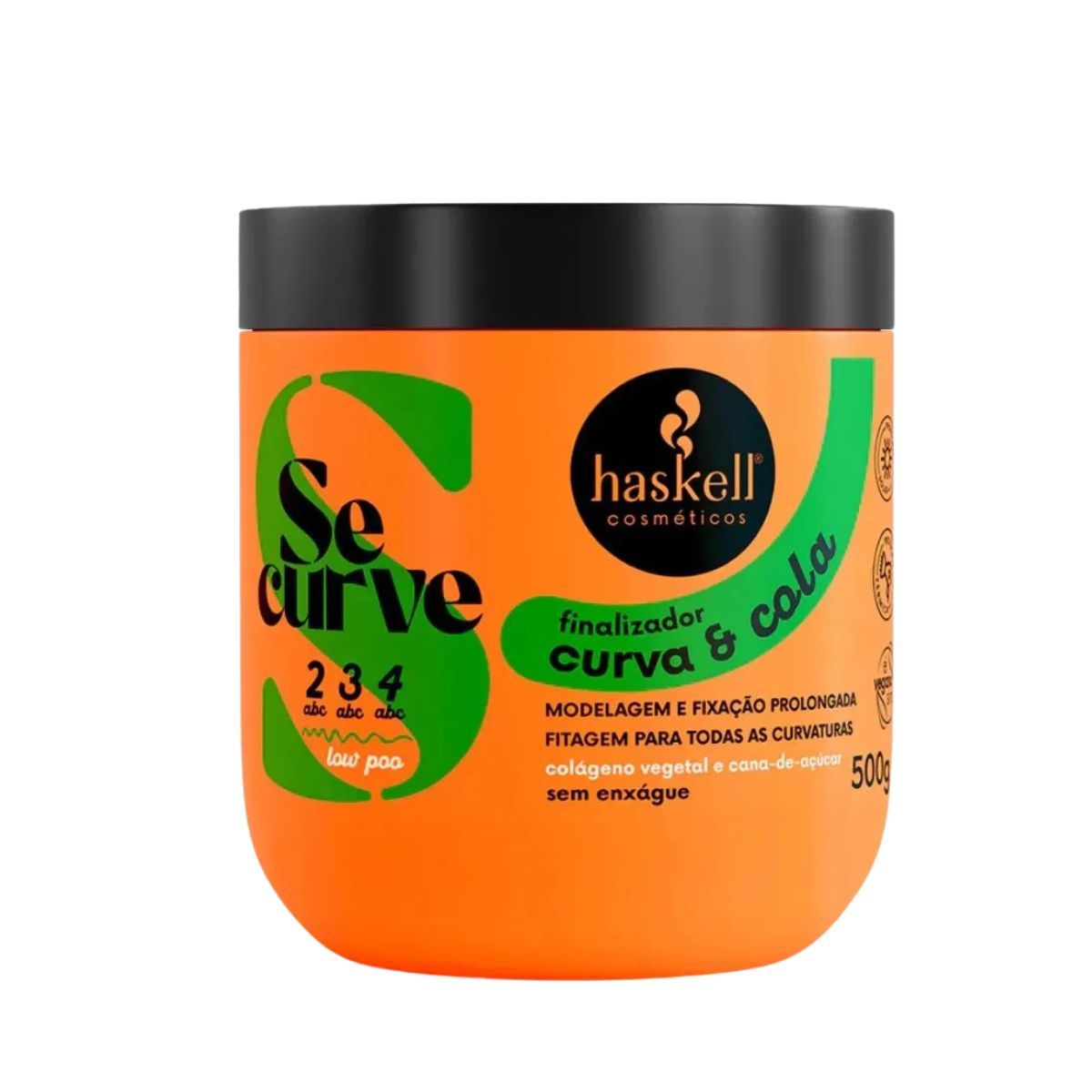 FINALIZADOR CURVA E COLA SE CURVE HASKELL 500G COM ÓLEO BELLA FEMME 7ML
