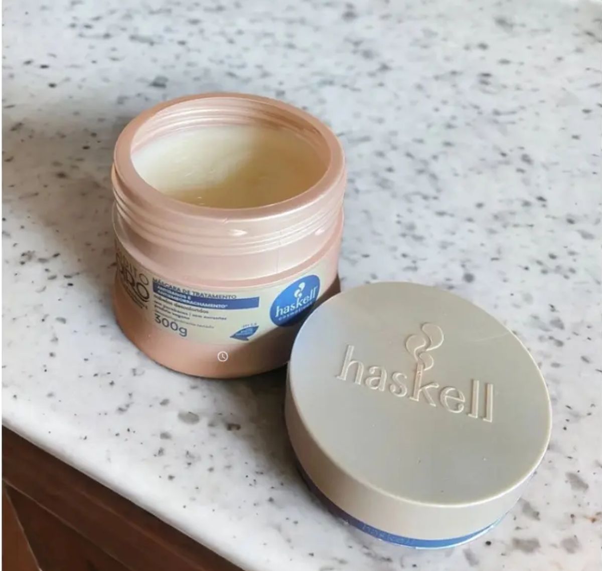 MÁSCARA BENDITO LOIRO HASKELL 300G COM ÓLEO BELLA FEMME 7ML