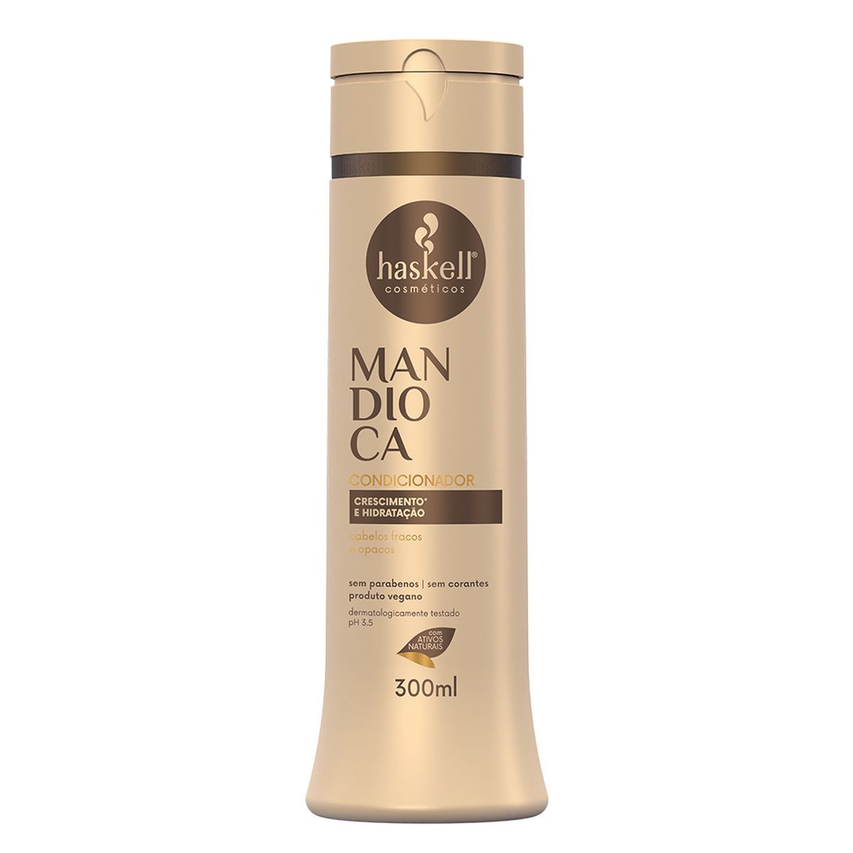 CONDICIONADOR MANDIOCA HASKELL 300ML COM ÓLEO BELLA FEMME 7ML