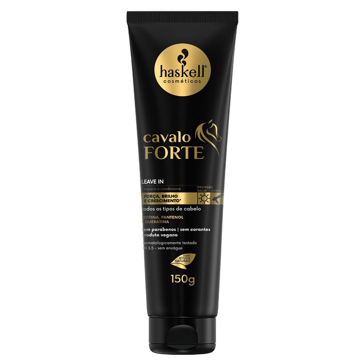 LEAVE - IN CAVALO FORTE HASKELL 150ML COM ÓLEO BELLA FEMME 7ML