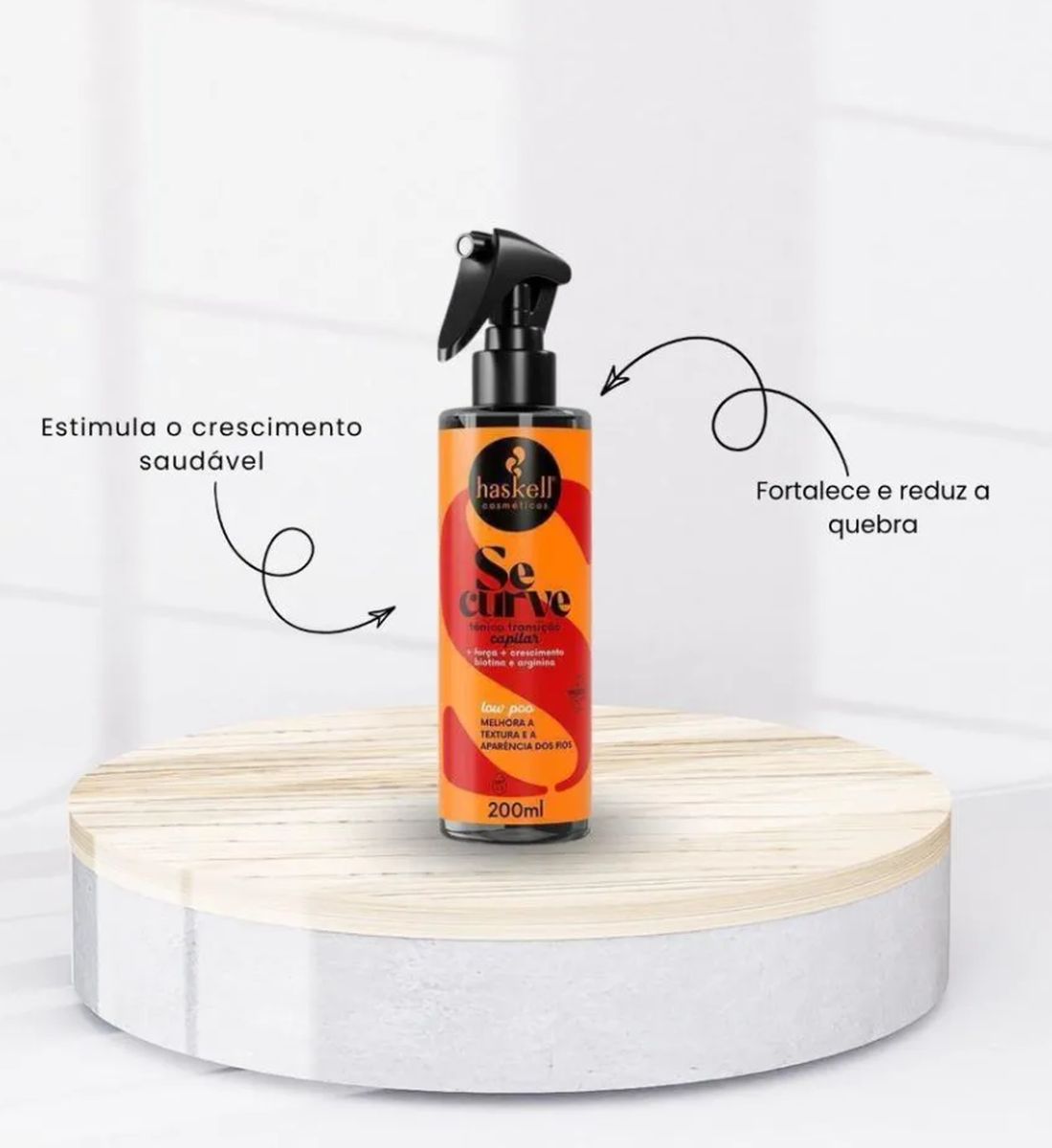 TÔNICO SE CURVE HASKELL 200ML COM ÓLEO BELLA FEMME 7ML