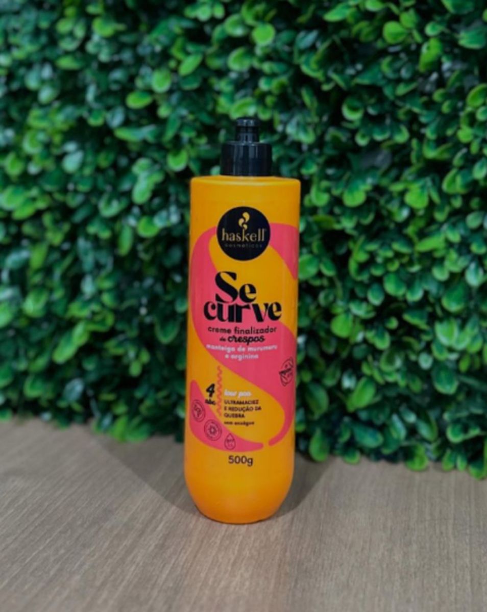 CREME FINALIZADOR DE CRESPOS SE CURVE HASKELL 500ML COM ÓLEO BELLA FEMME 7ML