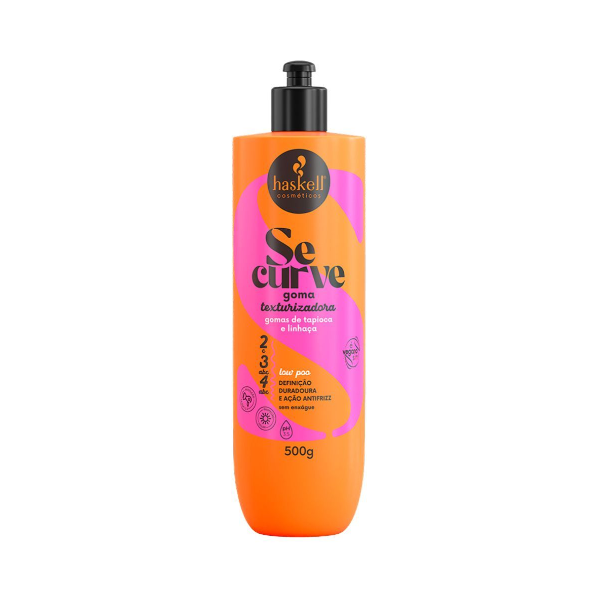 GOMA TEXTURIZADORA SE CURVE HASKELL 500G COM ÓLEO BELLA FEMME 7ML