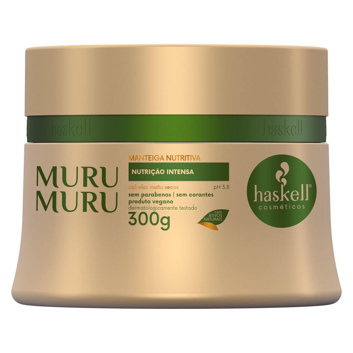 MÁSCARA MURUMURU HASKELL 300G COM ÓLEO BELLA FEMME 7ML