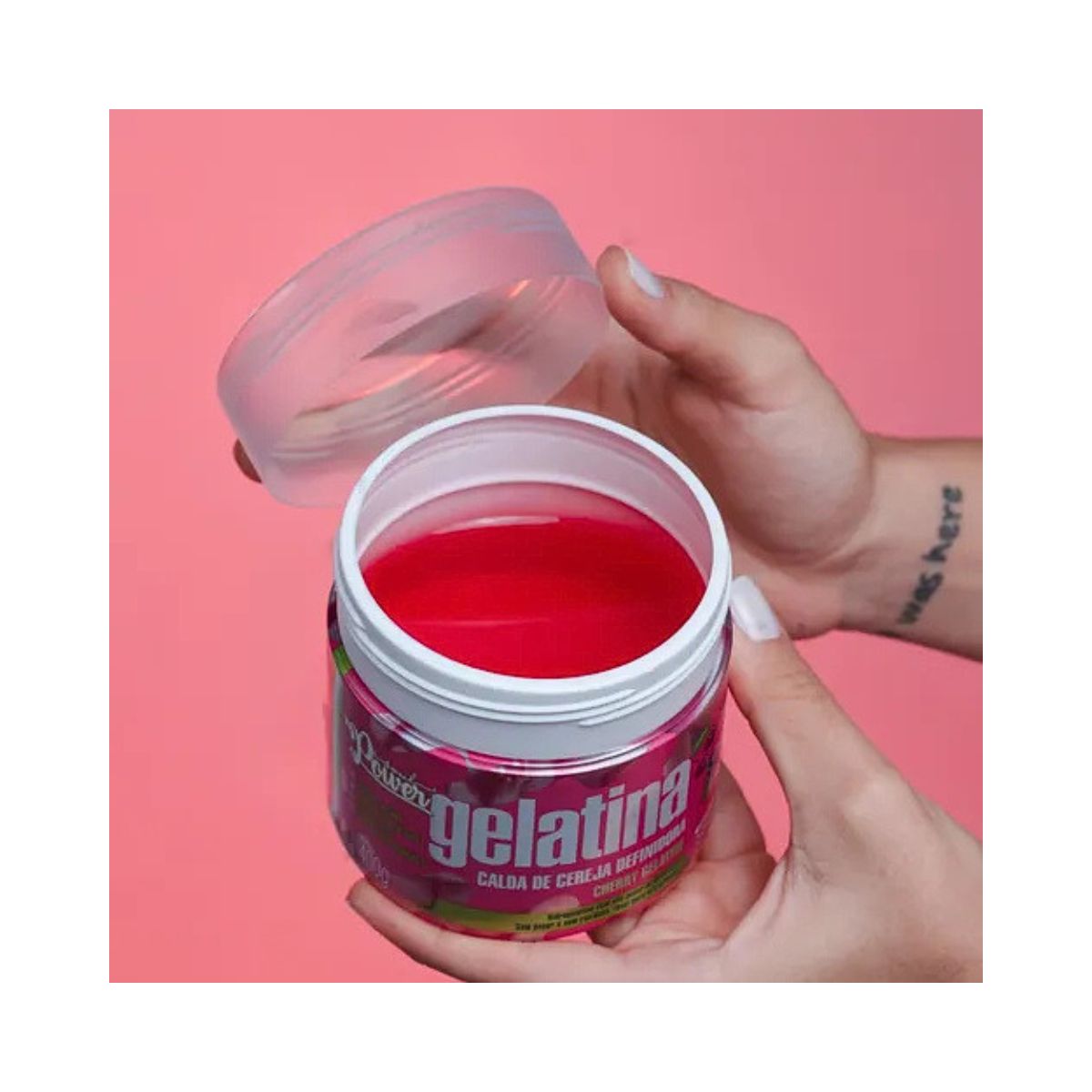 GELATINA DEFINIÇÃO CALDA DE CEREJA CHERRY GELATINE SOUL POWER 400G