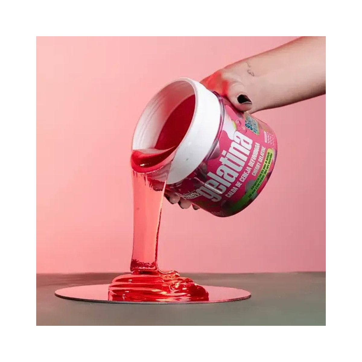 GELATINA DEFINIÇÃO CALDA DE CEREJA CHERRY GELATINE SOUL POWER 400G