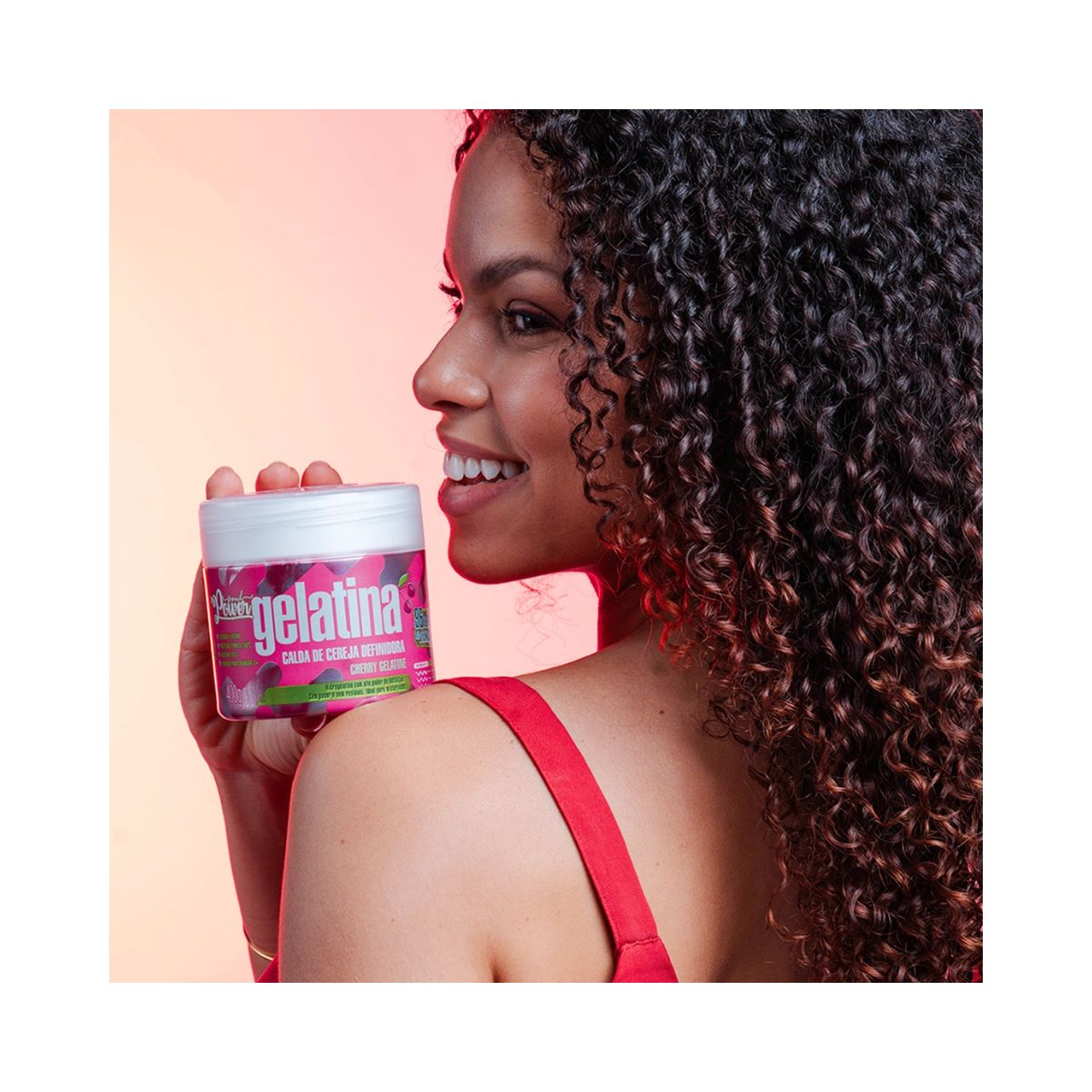 GELATINA DEFINIÇÃO CALDA DE CEREJA CHERRY GELATINE SOUL POWER 400G