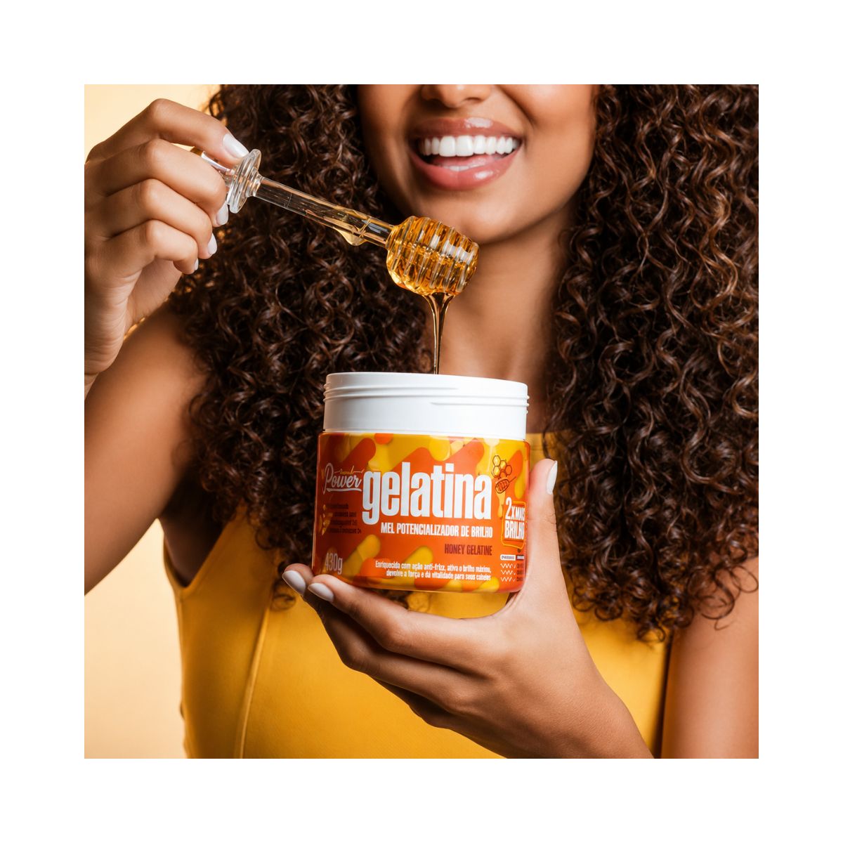 GELATINA MEL DE BRILHO HONEY GELATINE SOUL POWER 400G