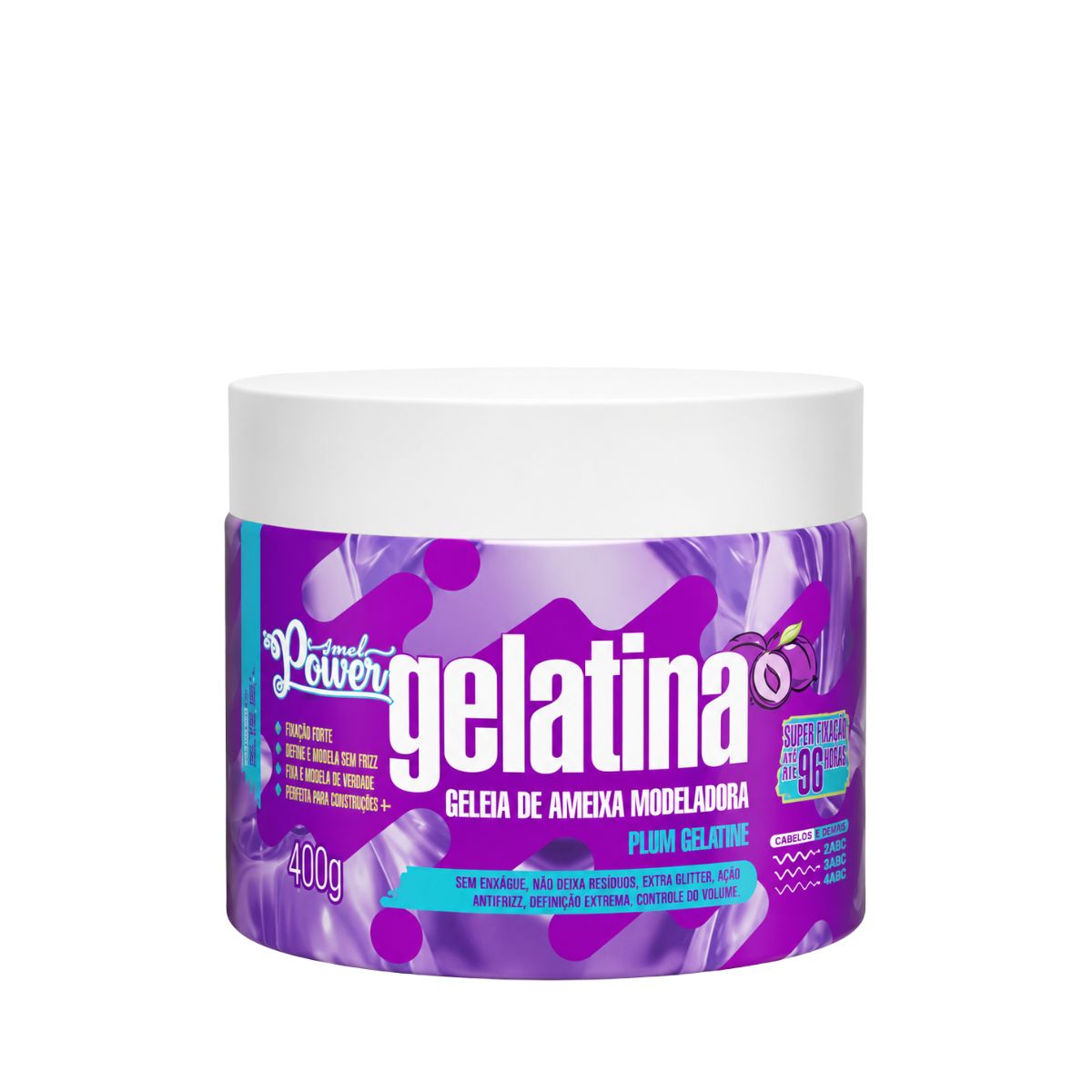 GELATINA MODELADORA GELEIA DE AMEIXA PLUM GELATINE SOULPOWER 400G
