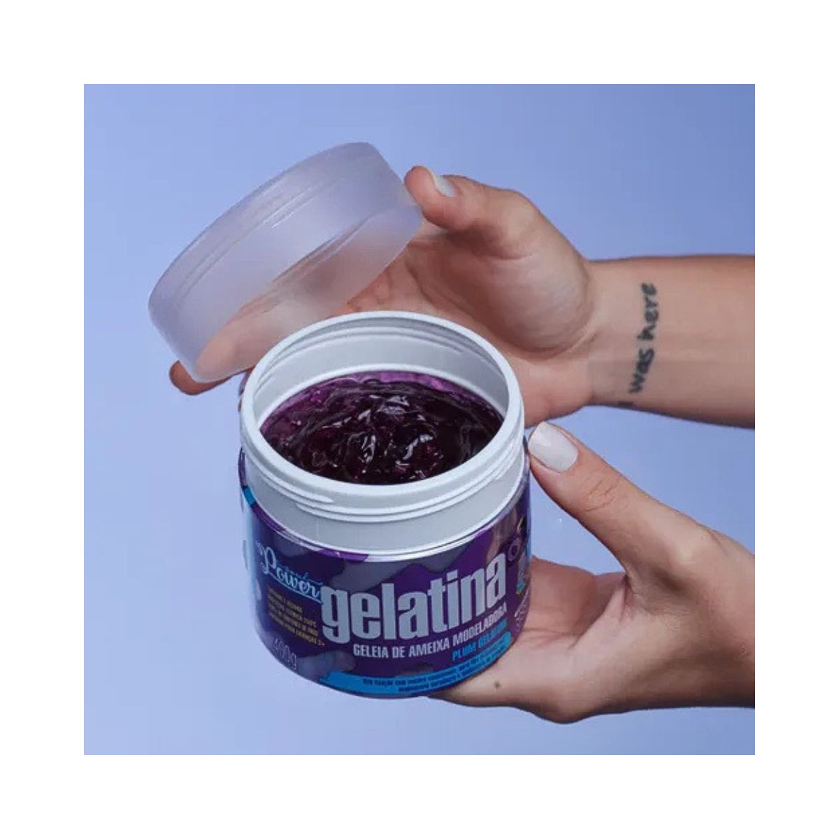 GELATINA MODELADORA GELEIA DE AMEIXA PLUM GELATINE SOULPOWER 400G