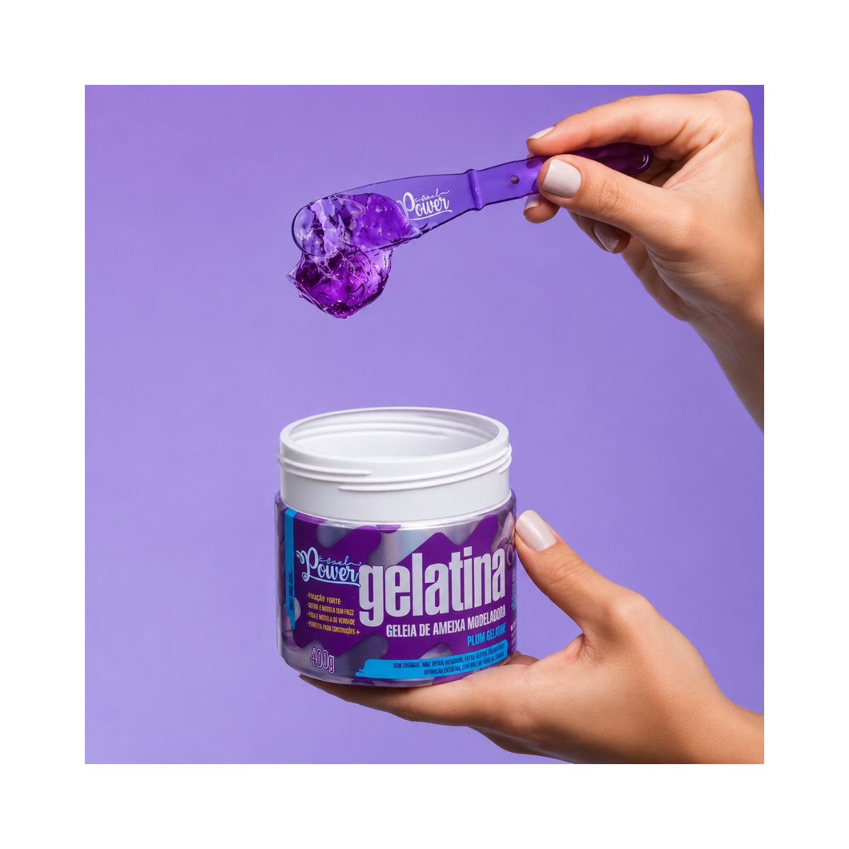 GELATINA MODELADORA GELEIA DE AMEIXA PLUM GELATINE SOULPOWER 400G