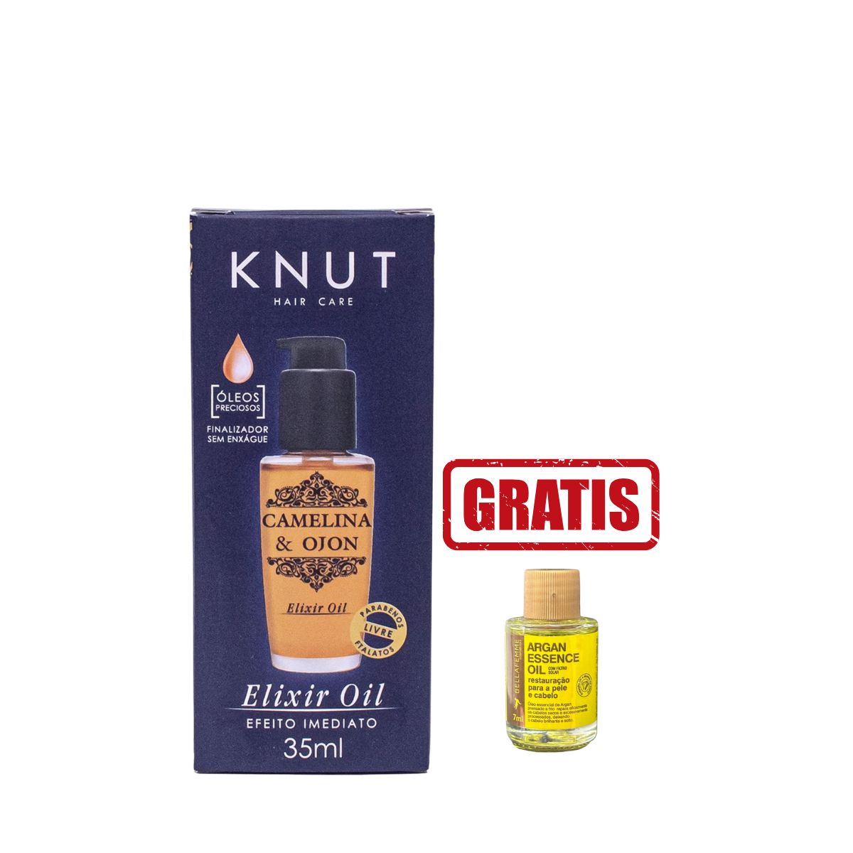 KIT KNUT ELIXIR CAMELINA E OJON 35ML COM ÓLEO 7ML