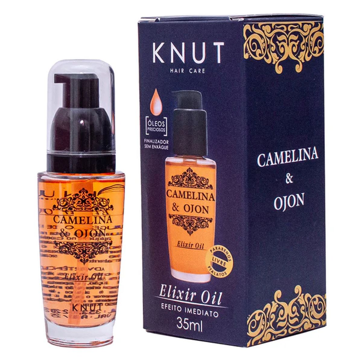 KIT KNUT ELIXIR CAMELINA E OJON 35ML COM ÓLEO 7ML
