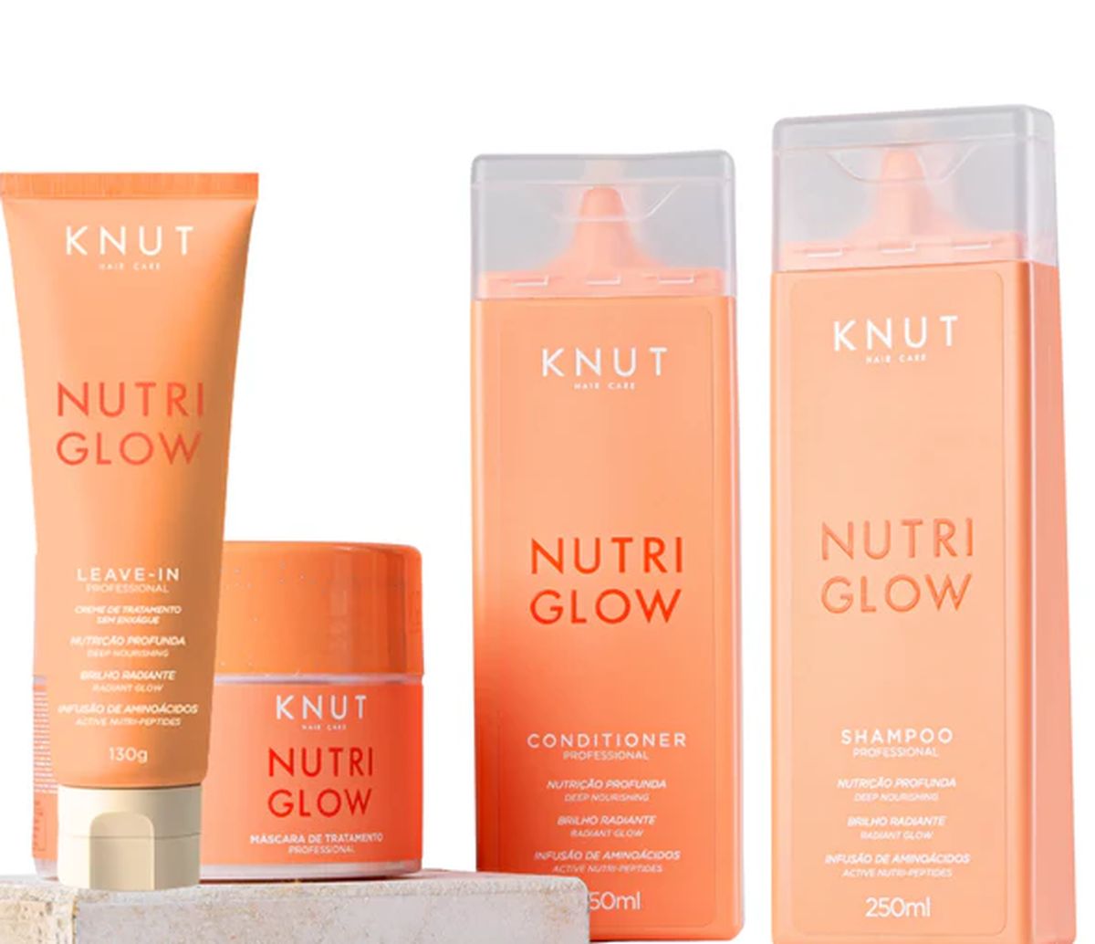 KIT KNUT MÁSCARA NUTRIGLOW 300G COM ÓLEO 7ML