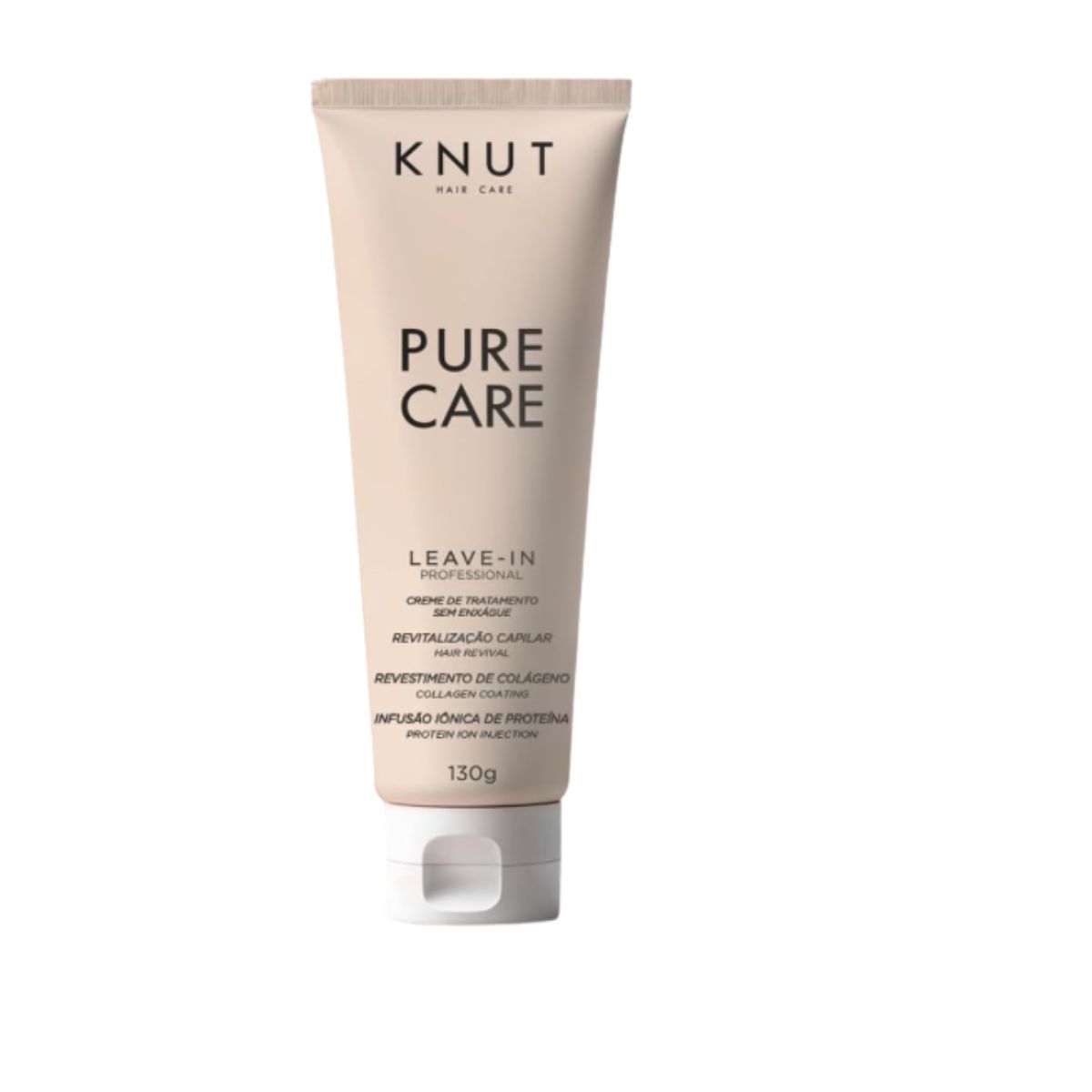 KIT KNUT LEAVE-IN CREME PURE CARE 130G COM ÓLEO 7 ML