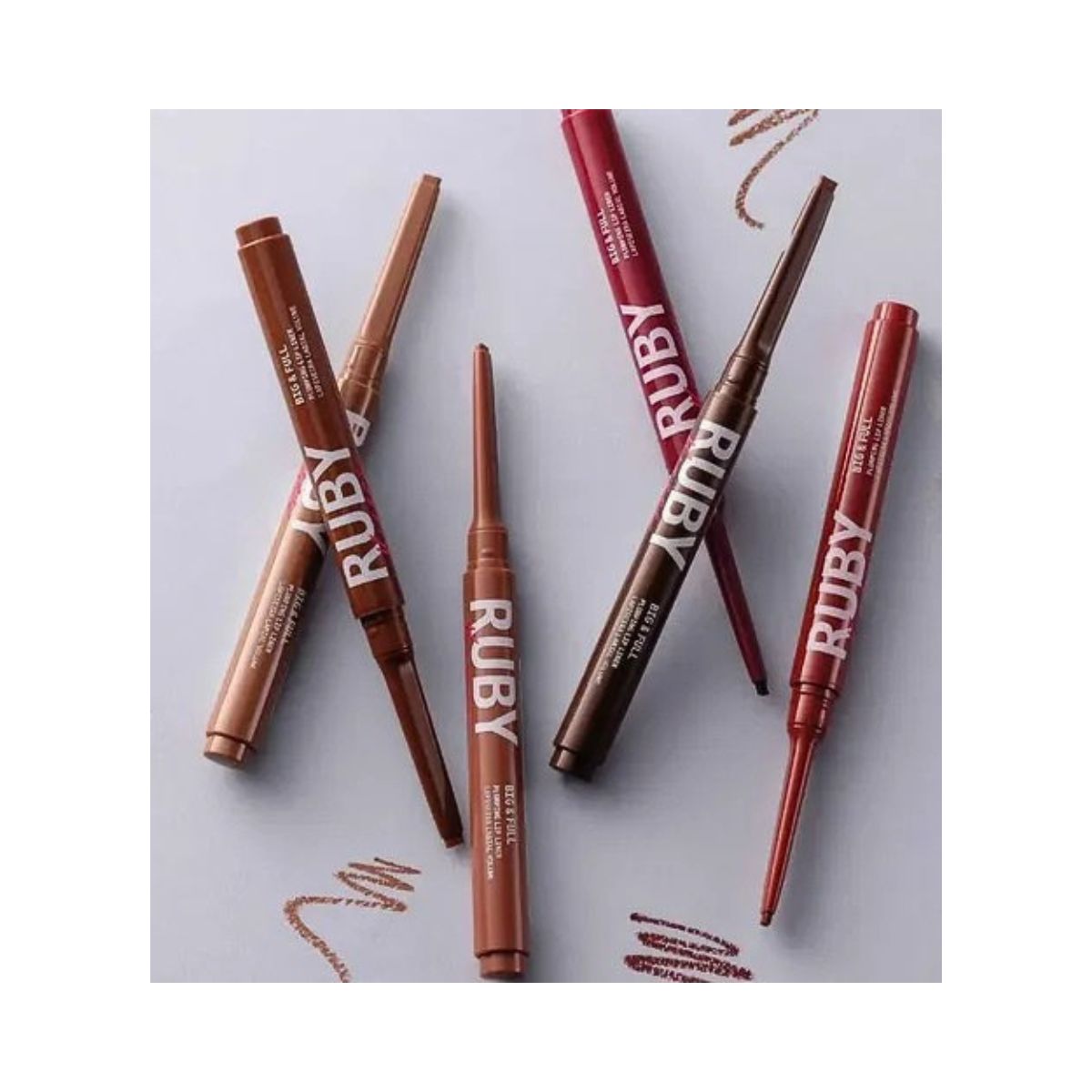 LAPISEIRA LABIAL PLUMPING LIP LINER DEEP RED RUBY KISSES