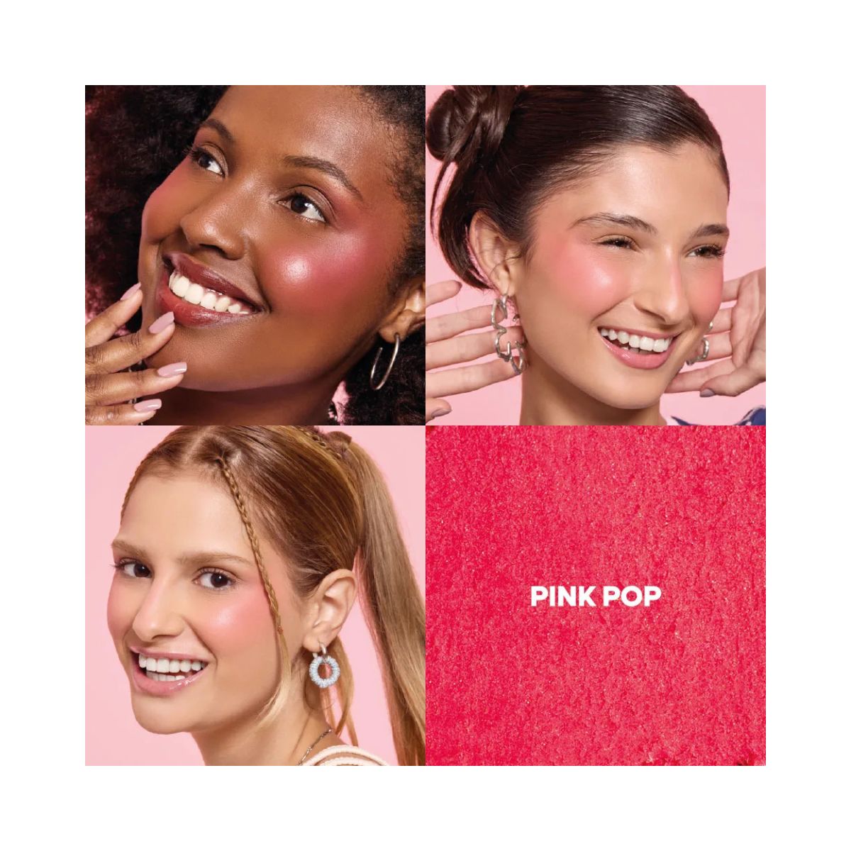 BLUSH MELON POP BOUNCY PINK RUBY KISSES