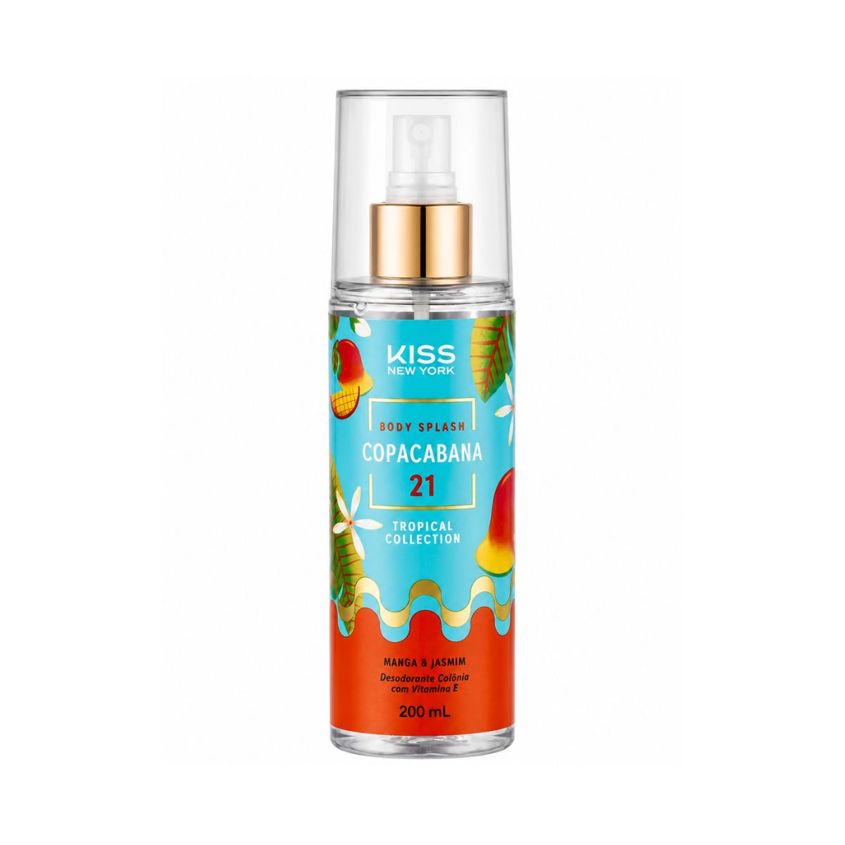 BODY SPLASH TROPICAL COPACABANA 21 KISS NEW YORK