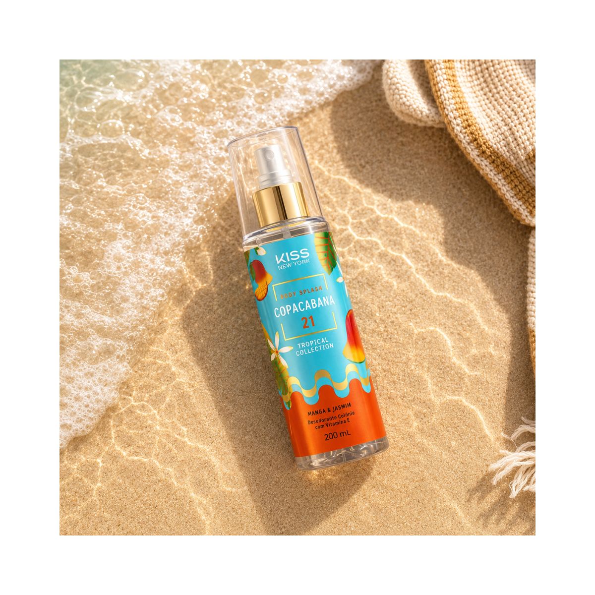 BODY SPLASH TROPICAL COPACABANA 21 KISS NEW YORK