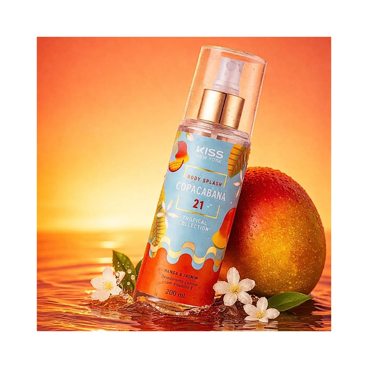 BODY SPLASH TROPICAL COPACABANA 21 KISS NEW YORK
