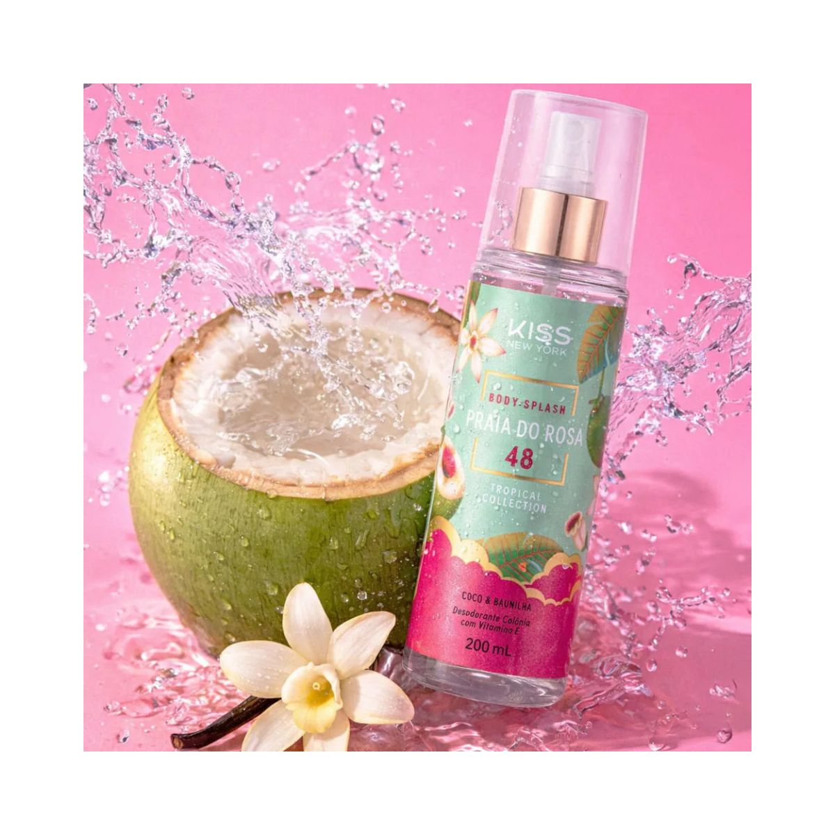 BODY SPLASH TROPICAL PRAIA DO ROSA 48 KISS NEW YORK