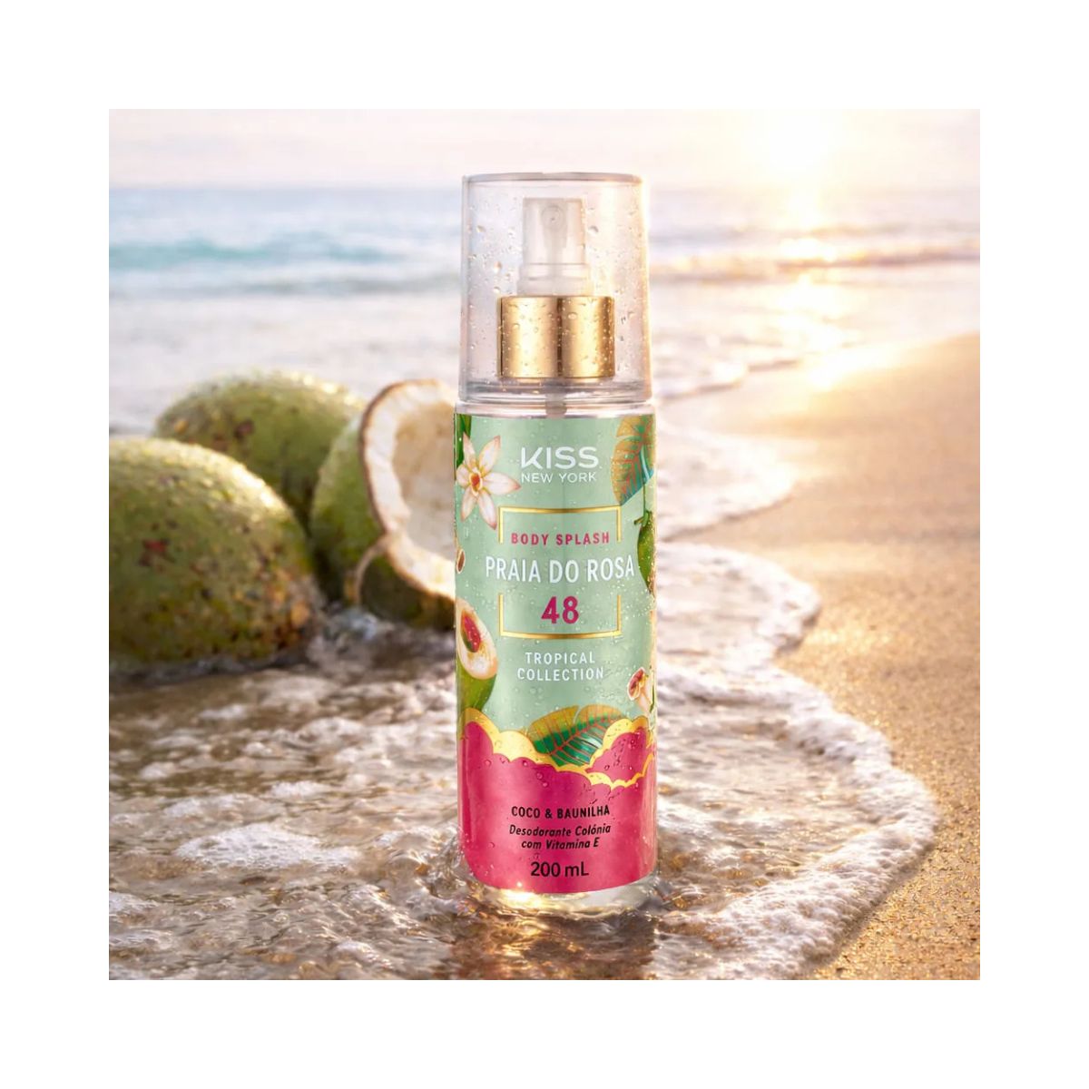 BODY SPLASH TROPICAL PRAIA DO ROSA 48 KISS NEW YORK