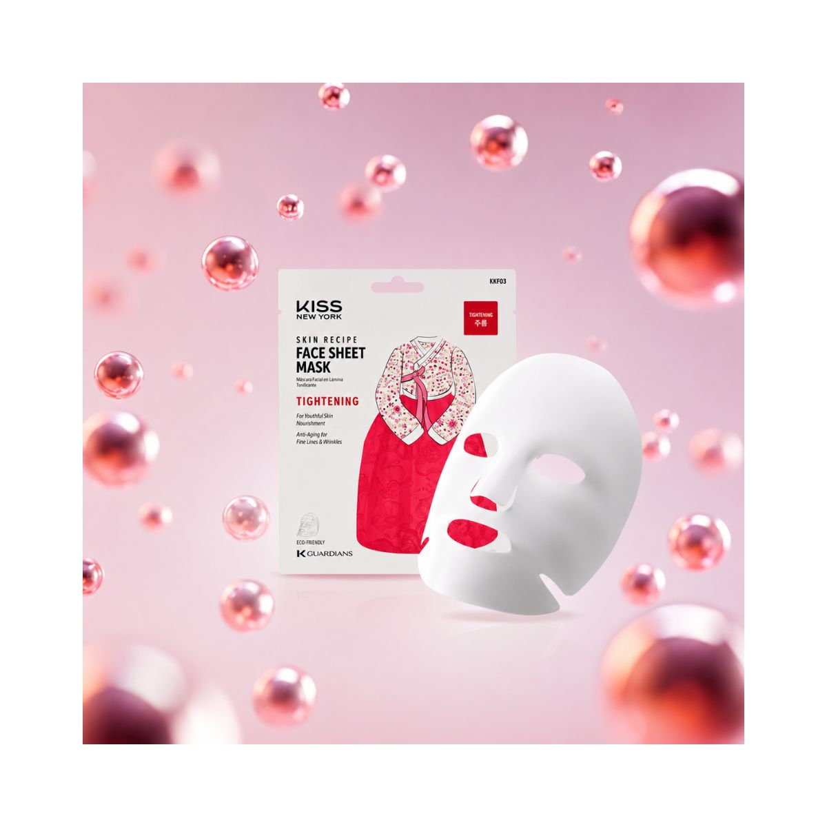 MÁSCARA FACIAL SHEET TIGHTENING KISS NEW YORK
