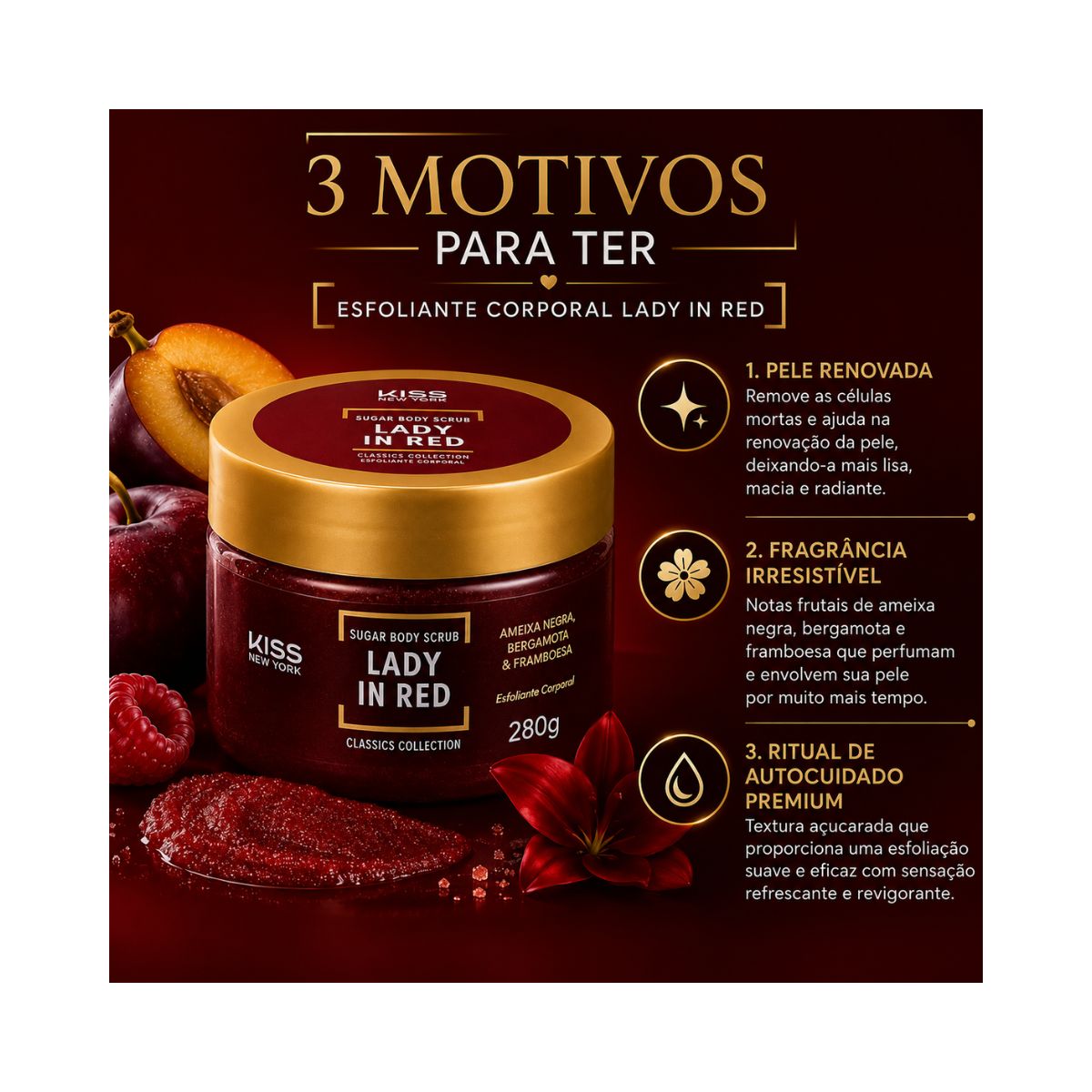 ESFOLIANTE CORPORAL LADY IN RED KISS NEW YORK