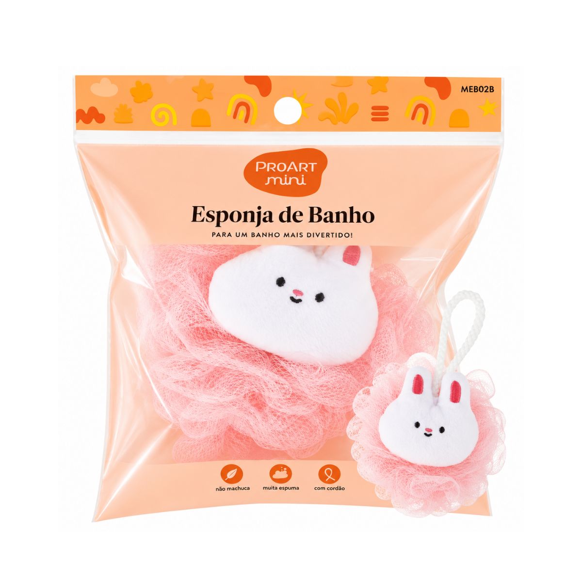 MINI ESPONJA INFANTIL PARA BANHO BUNNY PROART
