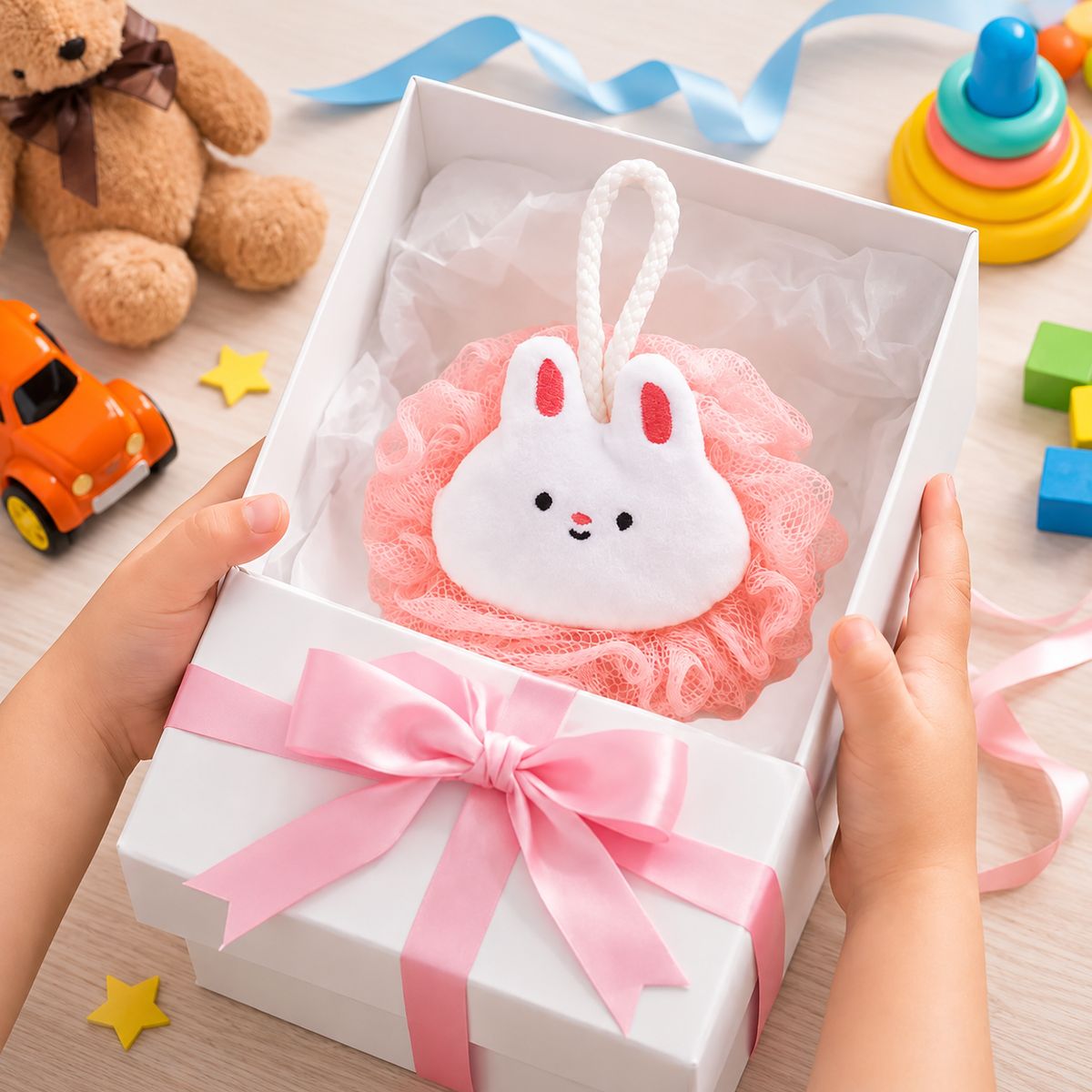 MINI ESPONJA INFANTIL PARA BANHO BUNNY PROART